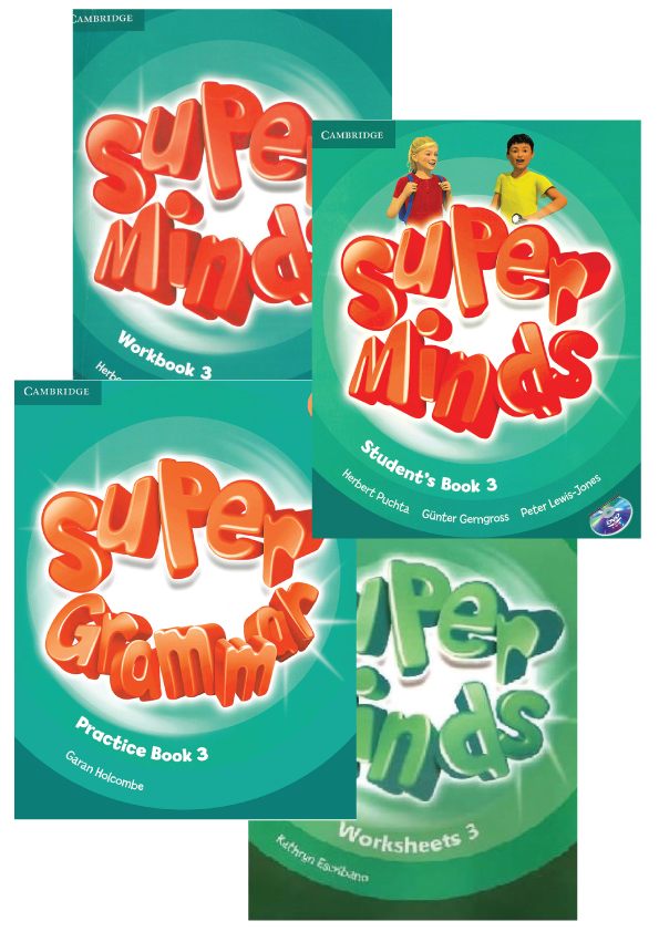 خرید کتاب super minds 3 - به همراه پکیج کامل