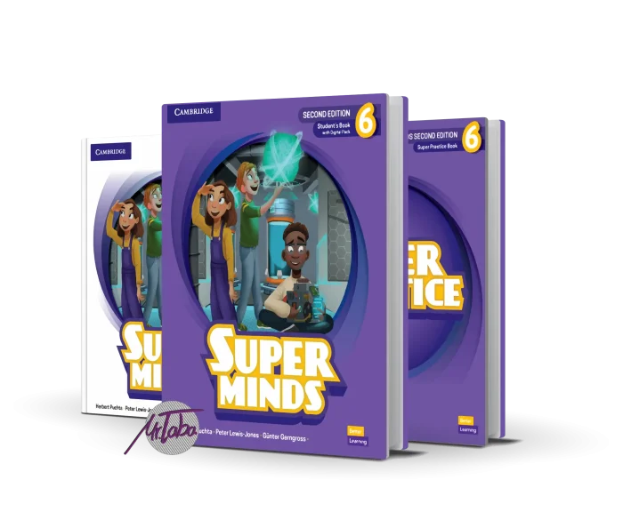خرید کتاب super minds 6 ویرایش دوم به همراه کتاب super practice خرید پک سوپرمایندز 6 ویرایش دوم